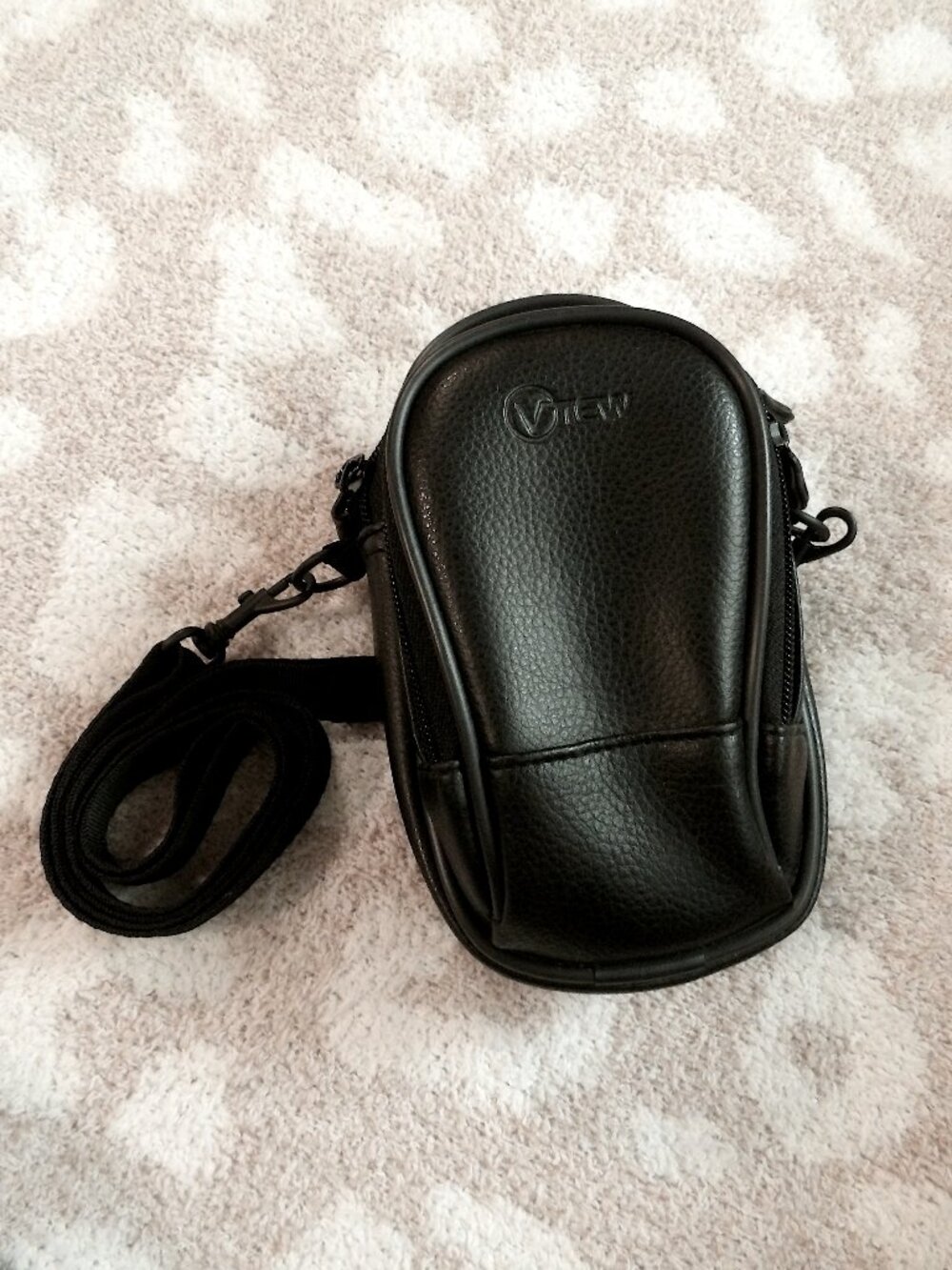 Vintage View Black Phone/ Camera Case or Crossbody Bag